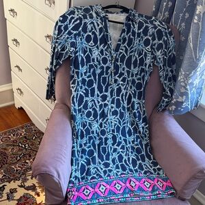 Lilly Pulitzer Blue and White Dress